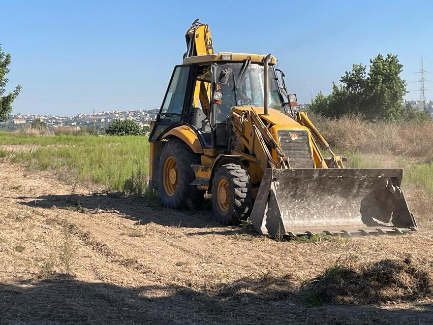 Paving and preparing the land for By Bee.